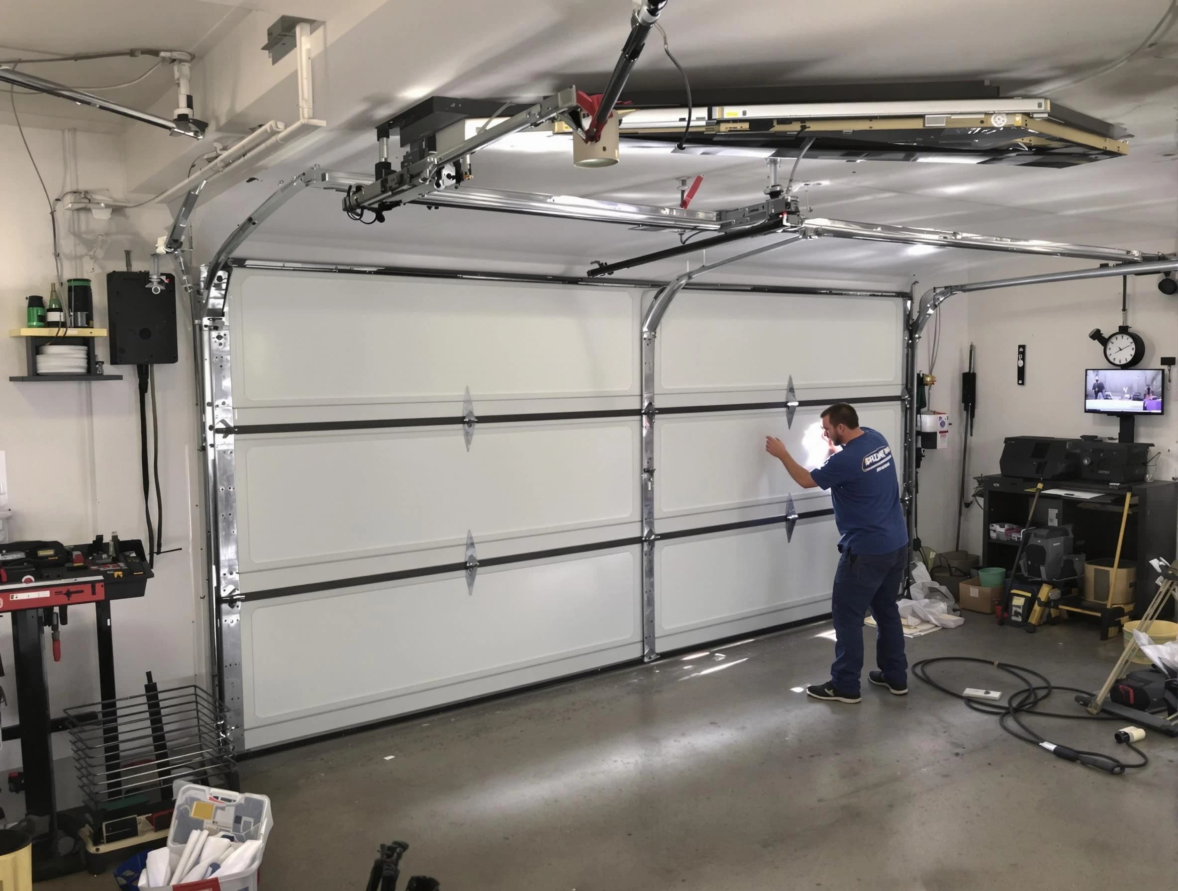 Professional garage door repair service by Enon Garage Door Repair in Enon