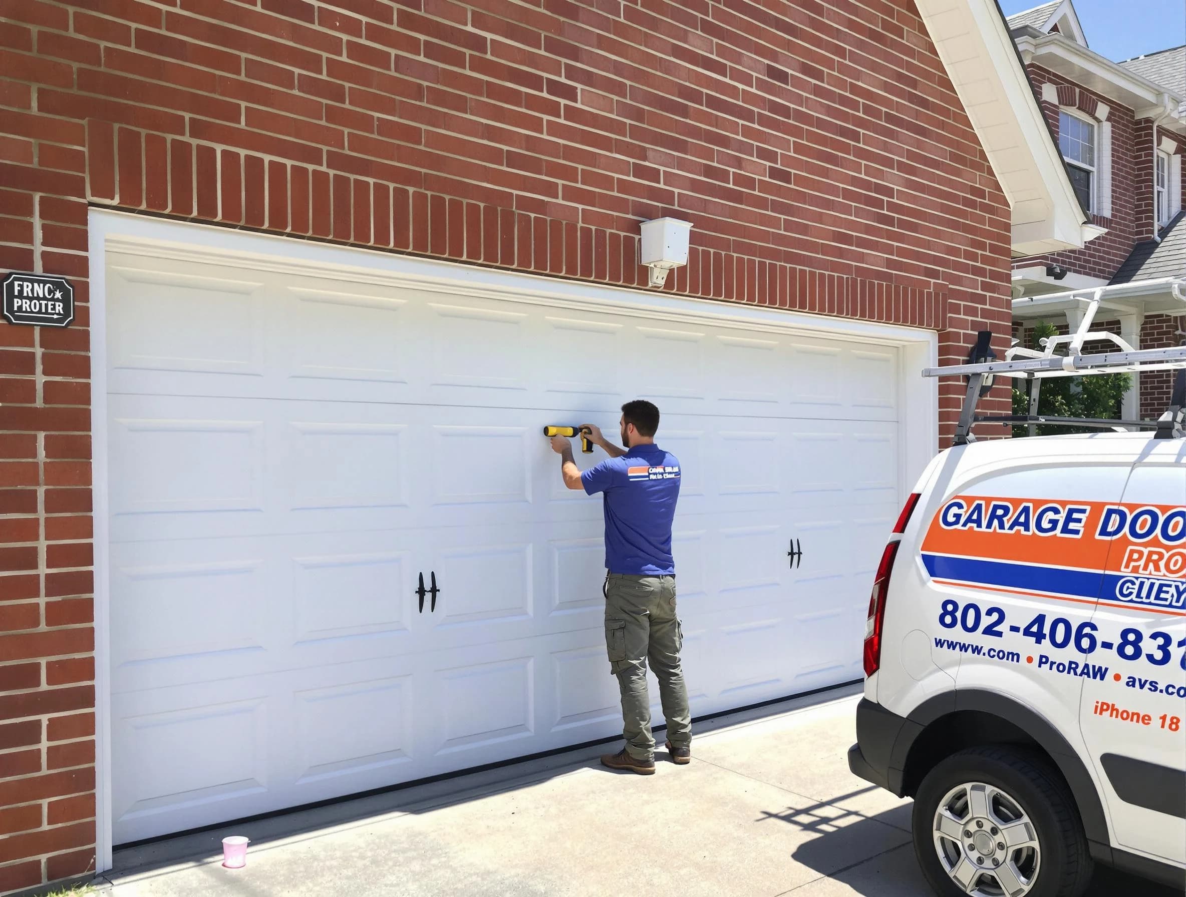 Local garage door repair service by Enon Garage Door Repair in Enon