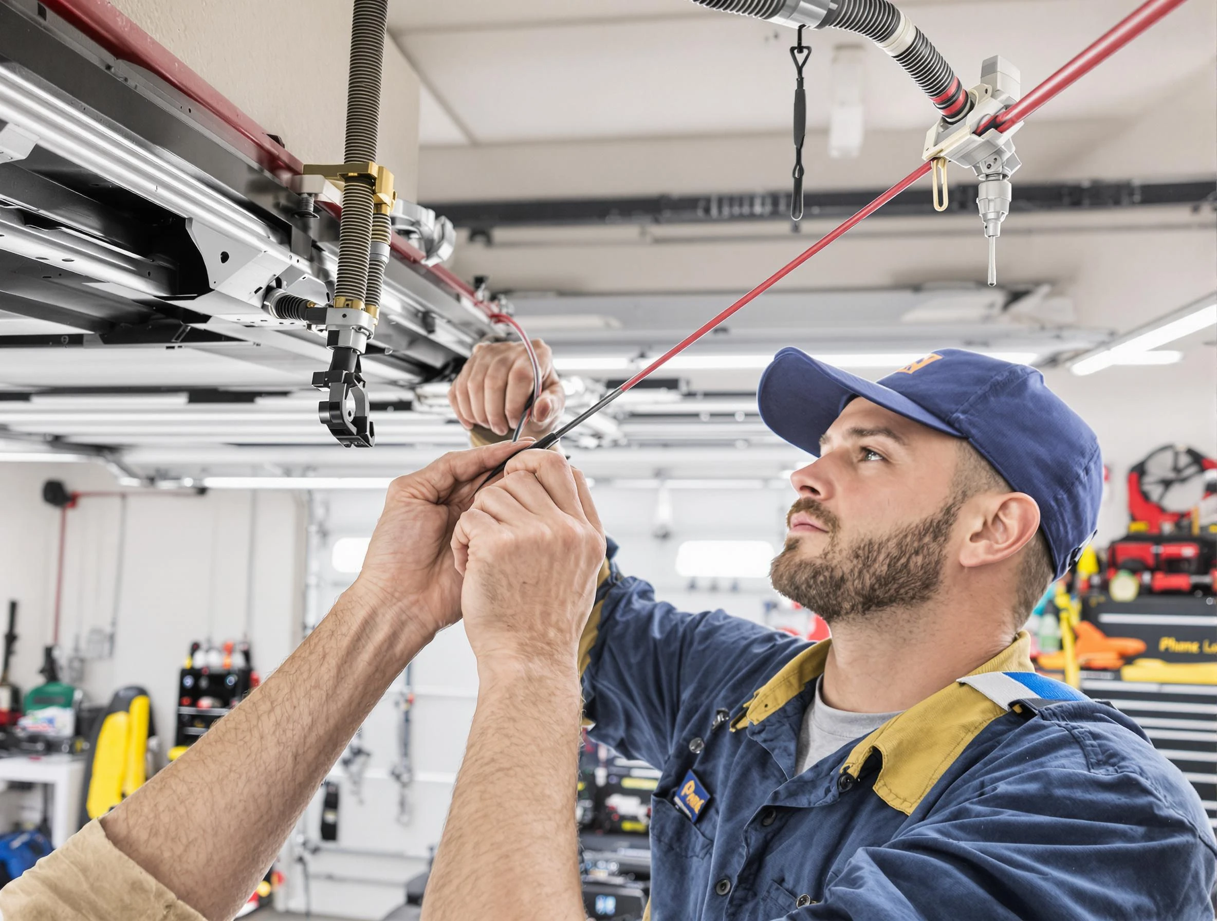Garage Door Cable Repair in Enon
