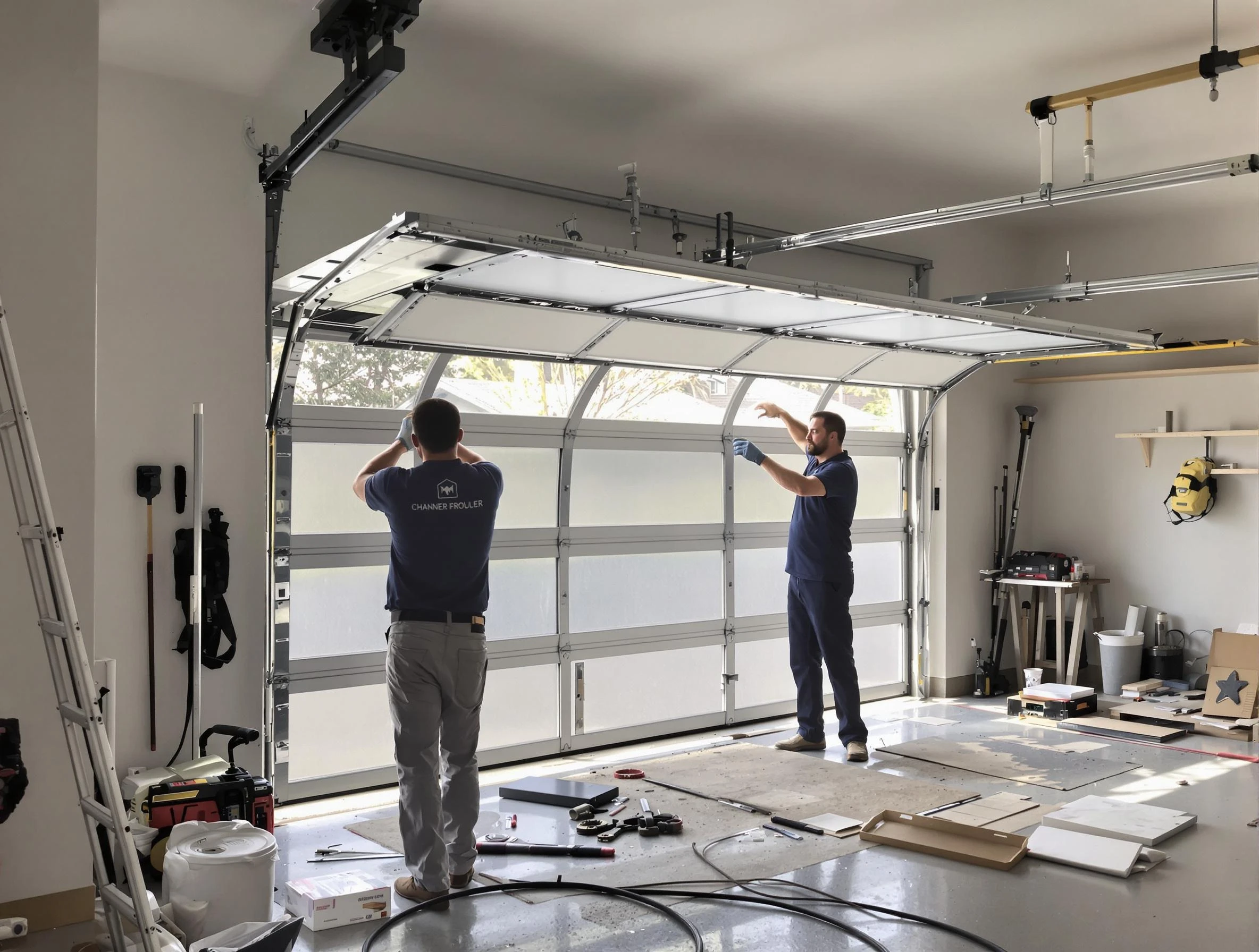 Garage Door Replacement in Enon