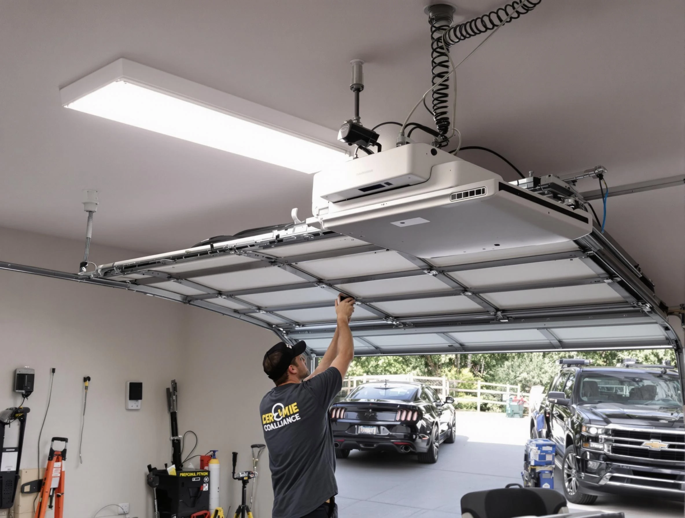 Garage Door Opener Installation in Enon