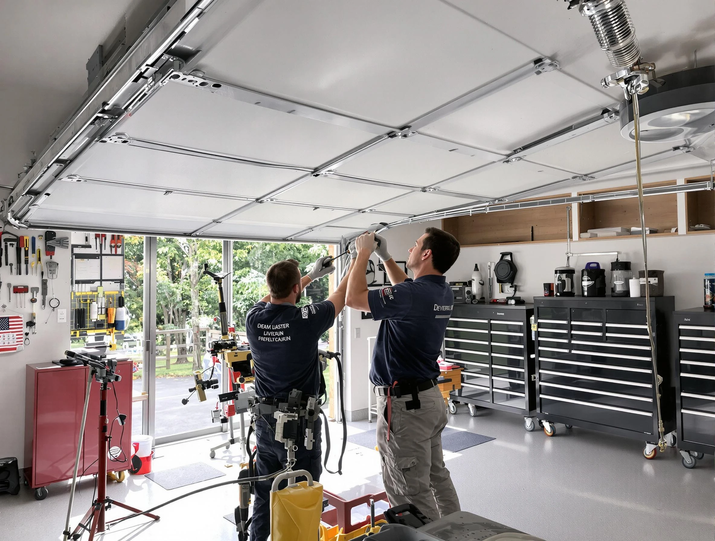 Overhead Garage Door Repair in Enon