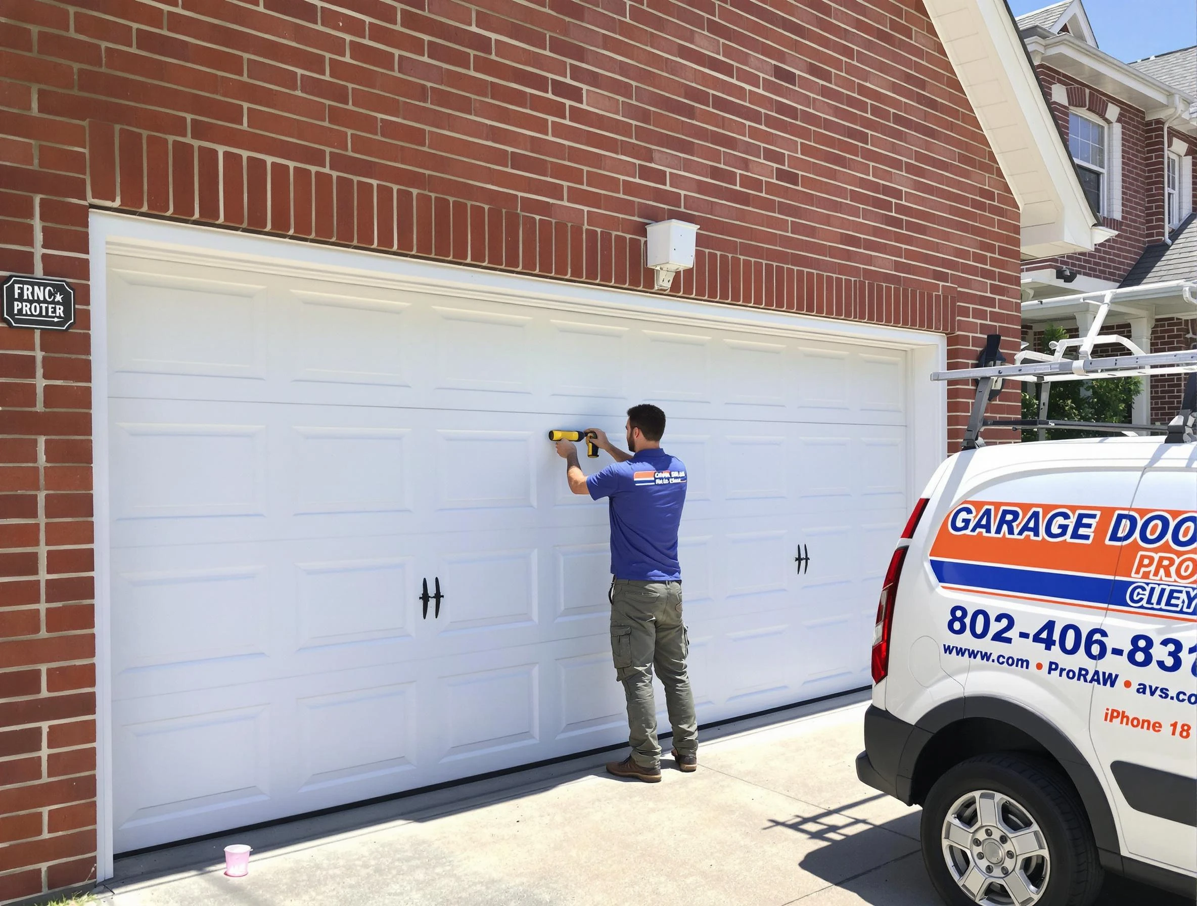 Local garage door repair service by Enon Garage Door Repair in Enon